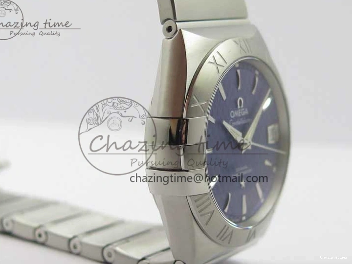 0119 SunProtective Constellation 38mm SS VSF 1:1 Best Edition Blue Textured Dial on SS Bracelet A8500 Super Clone 7917